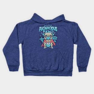 Pugnacious Paws Graphic T-Shirt for Dog Lovers Kids Hoodie